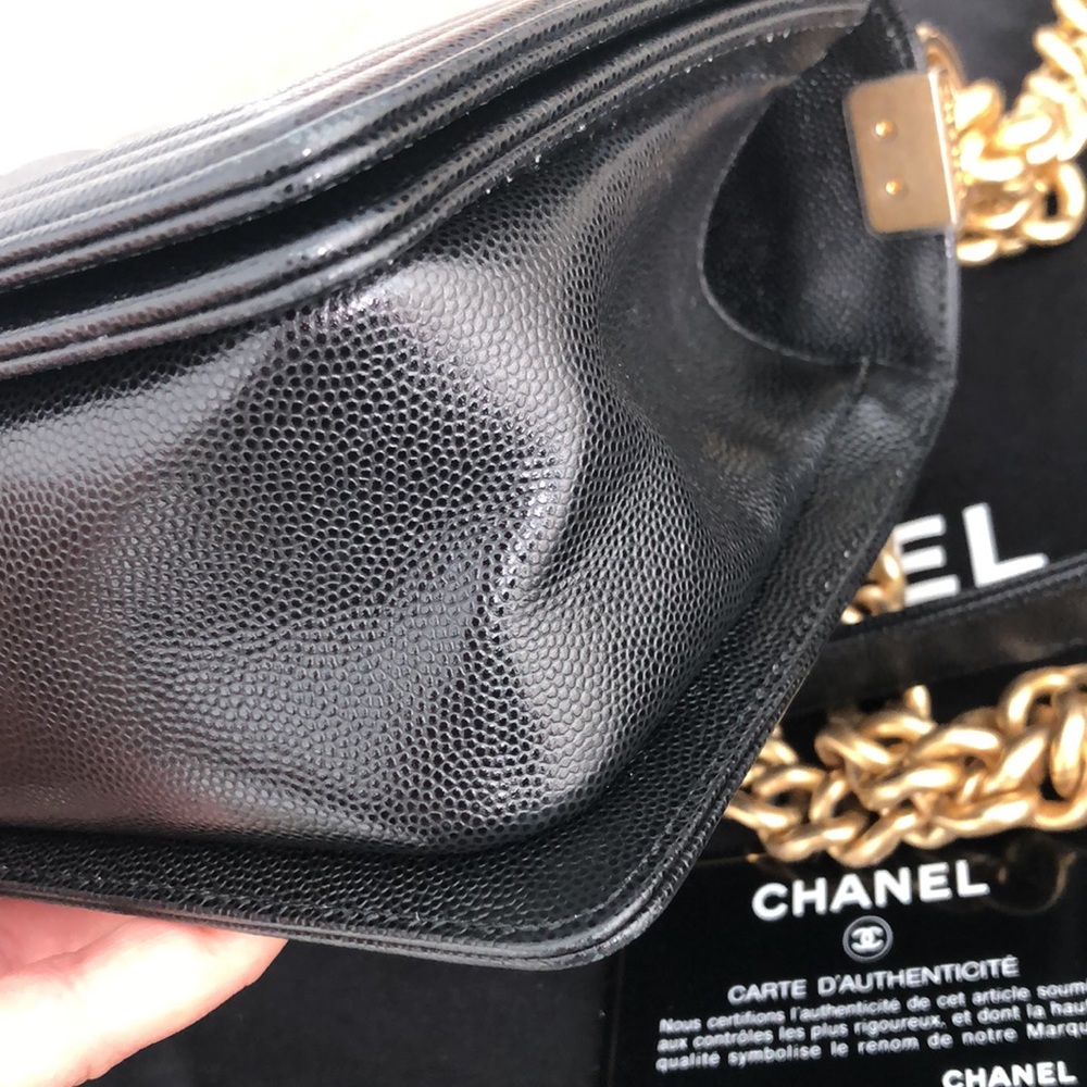 β€οΈ SOLD β€οΈ Stunning Boy CHANEL Handbag - Picture 8 of 15